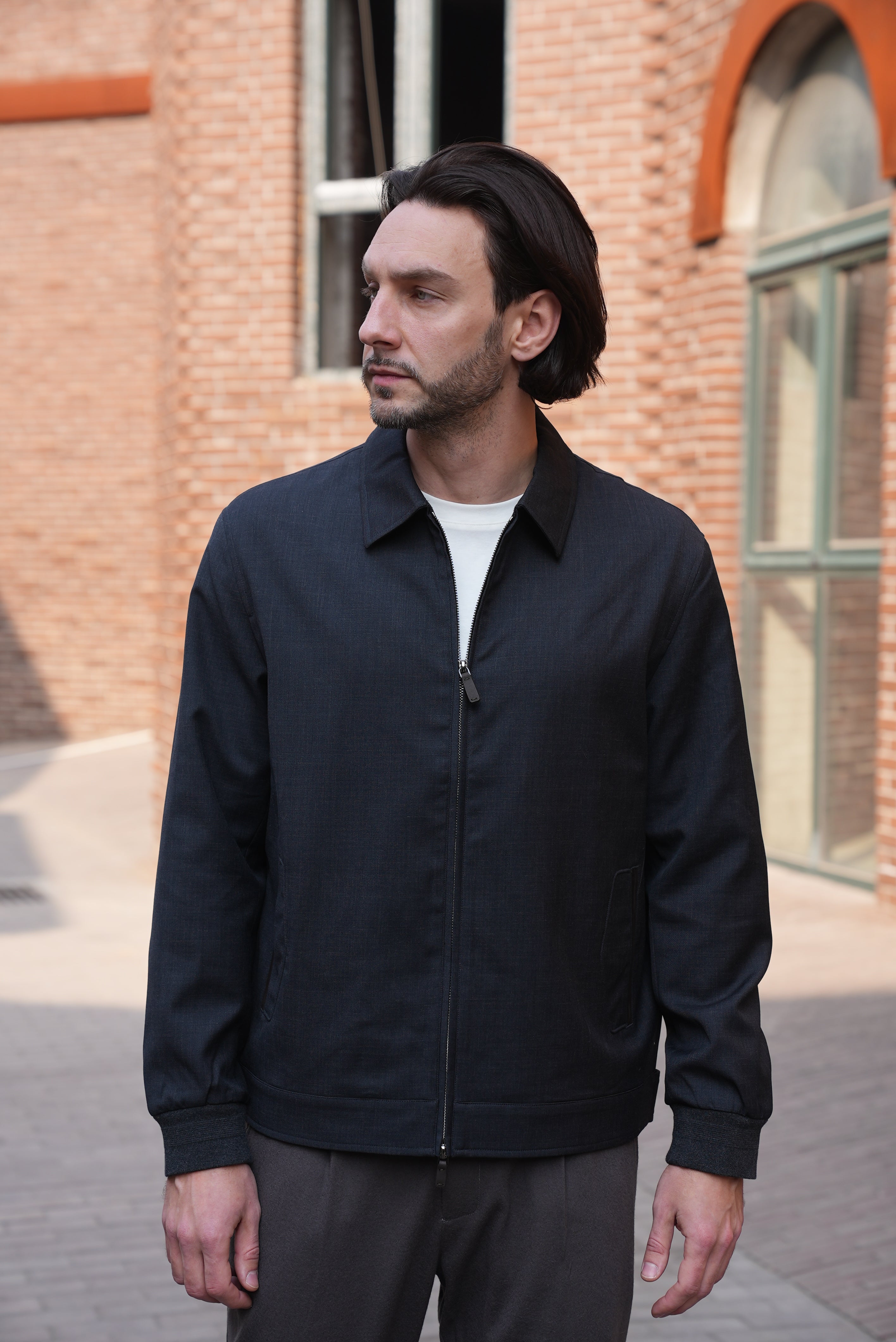 MERINO WOOL BUSINESS JACKET